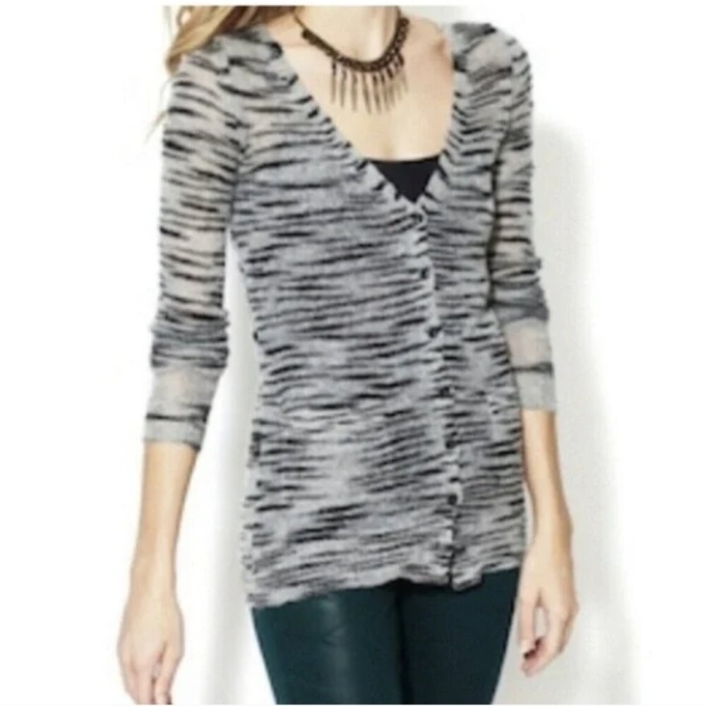 EUC Free People Zebra Print Cardigan, Sz - Lg